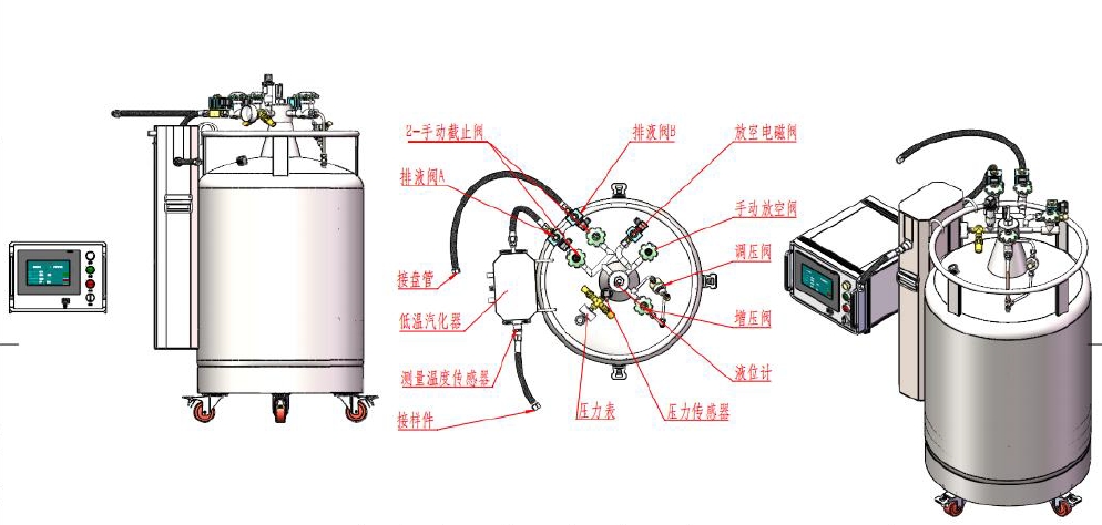 液氮汽化器示意圖